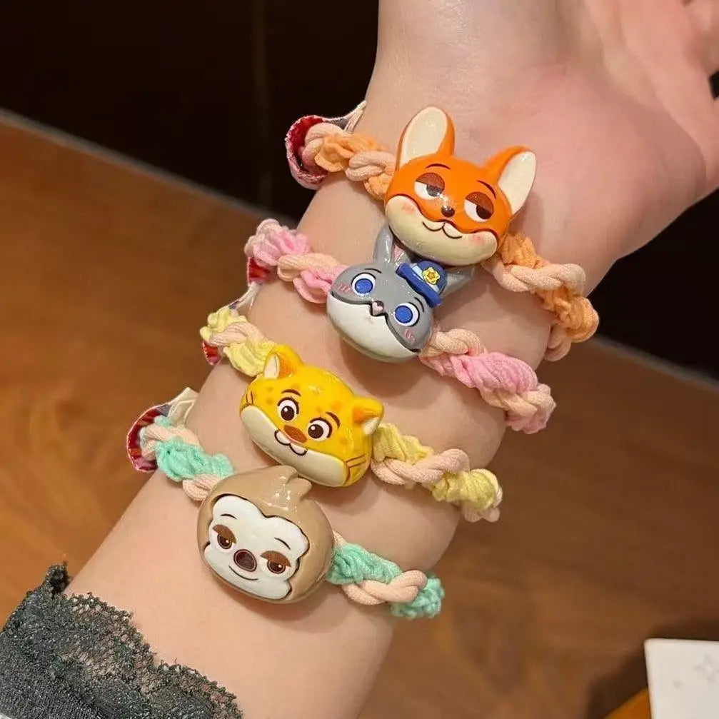 Cartoon Logo For "Zootopia" Featuring Wild Animals Judy Nicki Hairband