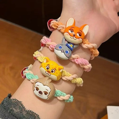 Cartoon Logo For "Zootopia" Featuring Wild Animals Judy Nicki Hairband