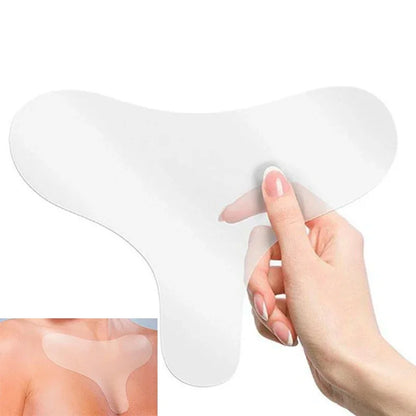 Silicone Anti Wrinkle Patches For Chest Lift Tapes Pads Necklift checklift Reusable Chest Skin Wrinkle Remover Pad Sticker