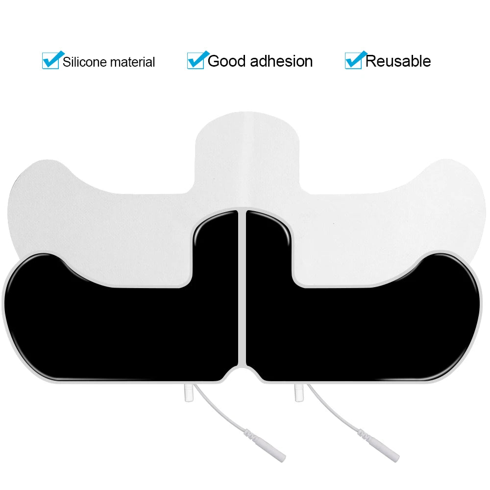 1Pcs EMS Electrode Pads 2 mm Plug 34x13cm for Shoulder Acupuncture Muscle Stimulator Massager TENS Physiotherapy Pad Health Care
