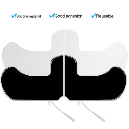 1Pcs EMS Electrode Pads 2 mm Plug 34x13cm for Shoulder Acupuncture Muscle Stimulator Massager TENS Physiotherapy Pad Health Care