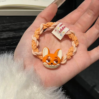 Cartoon Logo For "Zootopia" Featuring Wild Animals Judy Nicki Hairband