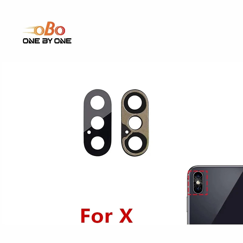 Back Rear Camera Lens Glass For iPhone 7 8 X XR XS 11 12 PLUS PRO MAX MINI Lens Glass with Pre-installed Adhesive Replacement