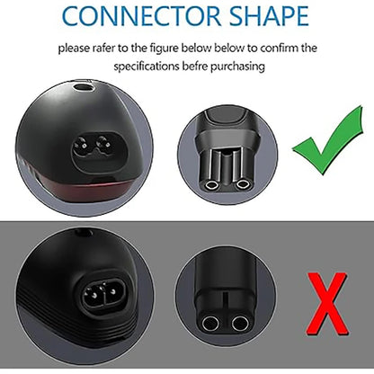 EU Plug Travel Charger Adapter | 3 Types Replacement Fast Charging Power Supply for Philips Electric Shavers Multi Series