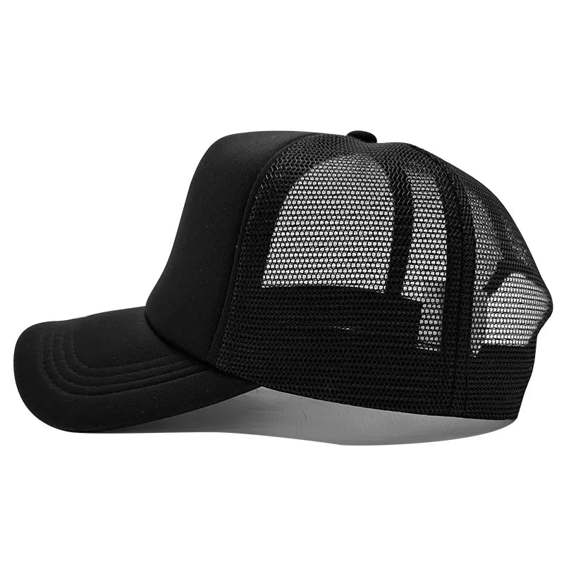 Customized Printed Logo Unisex Cap Casual Plain  Baseball Cap Adjustable Snapback Hats Hip Hop Trucker Cap