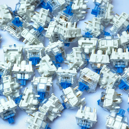 20-100pc Mechanical Keyboard Switches Blue Red Brown Switch Customizable Hot-Swappable 3 Pins Cross Stem for Mechanical Keyboard