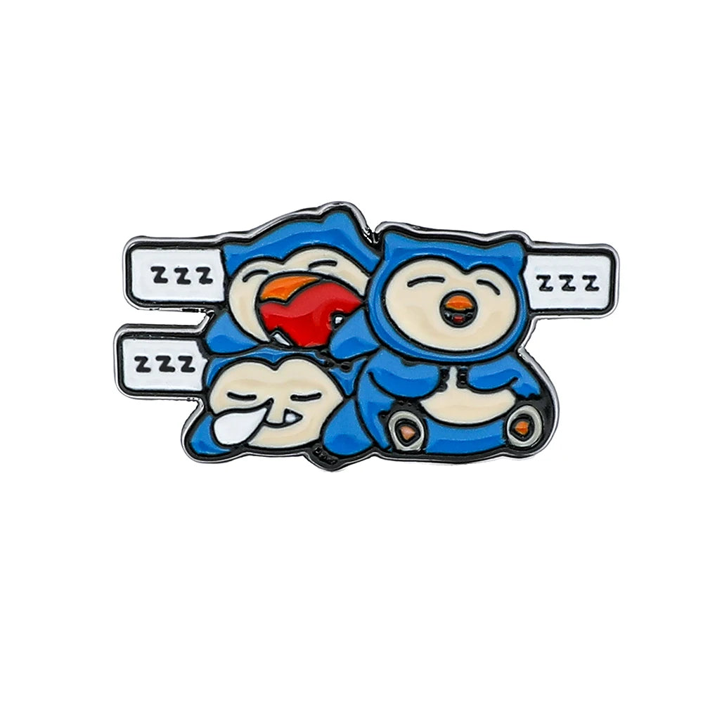 Pokemon Anime Enamel Lapel Pin - Japanese Cartoon Collectible Badge Cute Design Ideal Gift for Children Backpack Hat Collar Broo