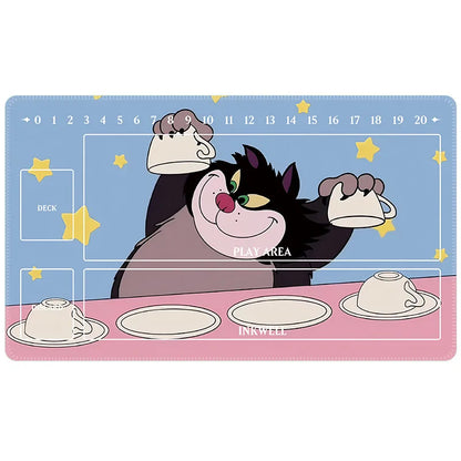 60x35x0.2Cm Cartoon Anime Lorcana Card Battle Single Tcg Game Mat Game Table Mat Card Mat Collection Toys Gift