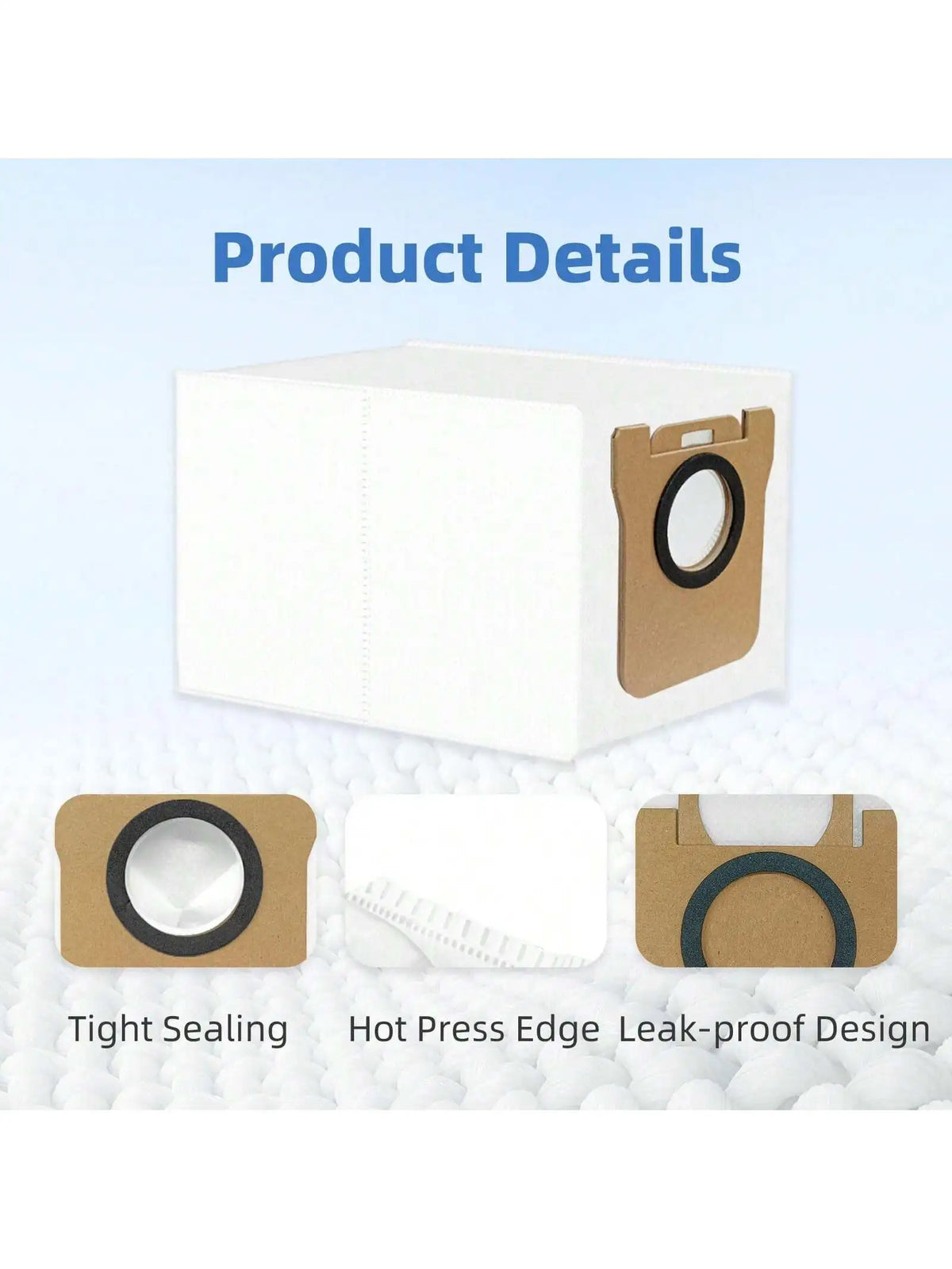 Vacuum Cleaner Bags for Xiaomi X10+/X20+, X20 Pro/Max, for Dreame L20/L10s/L10/L10s Pro/L50 Pro Ultra, L20 Ultra/X40 Accessories
