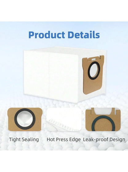Vacuum Cleaner Bags for Xiaomi X10+/X20+, X20 Pro/Max, for Dreame L20/L10s/L10/L10s Pro/L50 Pro Ultra, L20 Ultra/X40 Accessories