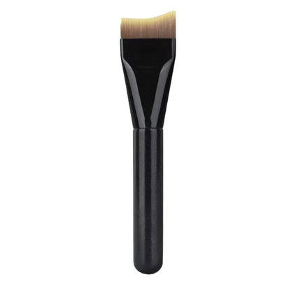 Arc-shaped Flat-head Ultra-thin Foundation Brush, Paint-free And Traceless Foundation Liquid Brush, Professional