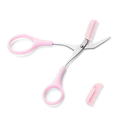 1/3PCS Eyebrow Trimmer Makeup Tools Stainless Steel Eyebrow Scissors with Comb Hair Removal  Eyebrows Shaping Makeup Tools