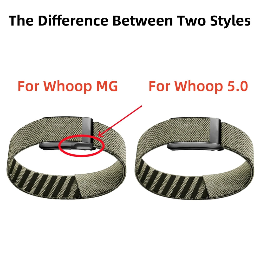 Suitable for Whoop 5.0/MG Nylon Sport Breathable Replacement Band Adjustable Arm Strap Bicep Band Arm Movement Replacement Strap