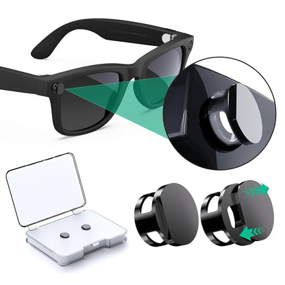 For Meta Smart Glasses Light Blockers, For Ray-Ban Meta Camera LED Cover,100% LED Light Blocking Efficiency, Privacy Accessories