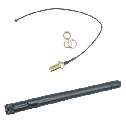 2.4G fold antenna gain 3dbi sma female SMA male pigtail Extension Cable for wifi zigbee 2.4GHZ net card