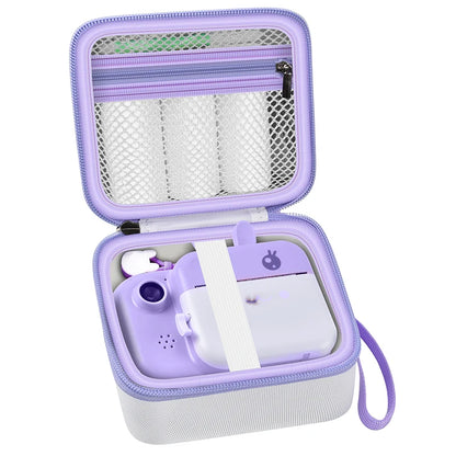 Kids Instant Print Camera Case Portable Storage Bag Toddler Digital Camera Print Paper Organizer Compatible With Most Brands