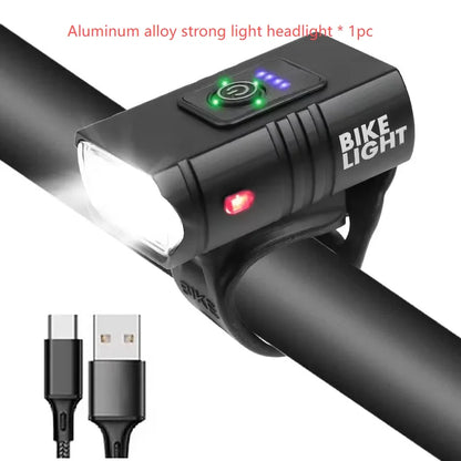 Bicycle lights, bike lights, cycling lights, TYPE-C charging digital display, high brightness, road bike sensing, night riding