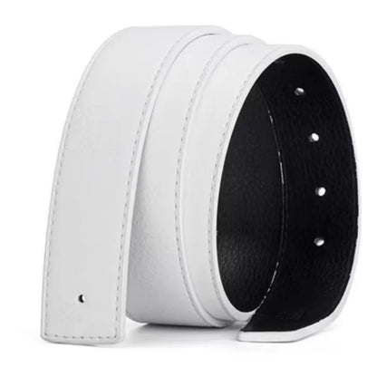 NEW Luxury Brand Belts Men High Quality Pin Buckle Male Strap Fashion Genuine Leather Waistband Without Buckle 3.8cm Ceinture