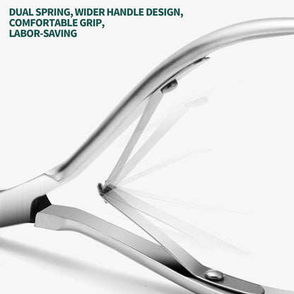 Nailpop Nail Cuticle Scissors Stainless Steel Manicure Pedicure Trimmer and Pusher Silver Dead Skin Scissor Nipper Clipper Tool
