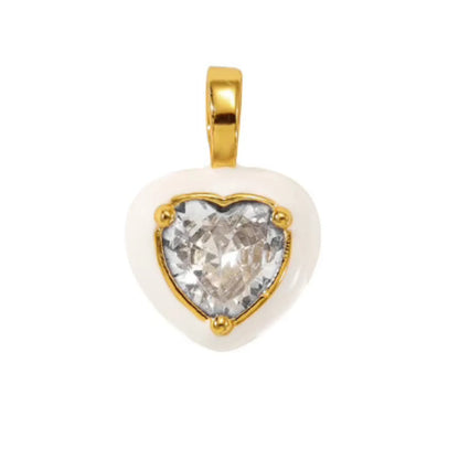 Y2K fashion heart-shaped flower colored lip pendant, suitable for DIY necklaces, bracelets, keychains, bag buckles