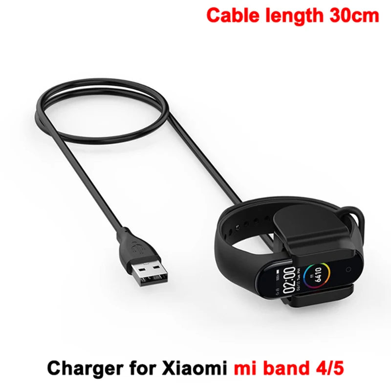 Magnetic Chargers for Xiaomi Mi Band 7 Pro USB Charging Cable for MiBand 6 5 4 3 2 Pure Copper Core Power Cord Smartband Charger