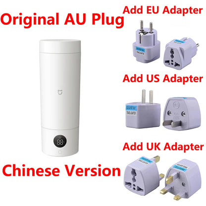 Original MIJIA Portable Electric Kettle 2 Thermos Cup Fast Water Boiler 350ml Smart Temperature Insulated Kettle Travel (CN)