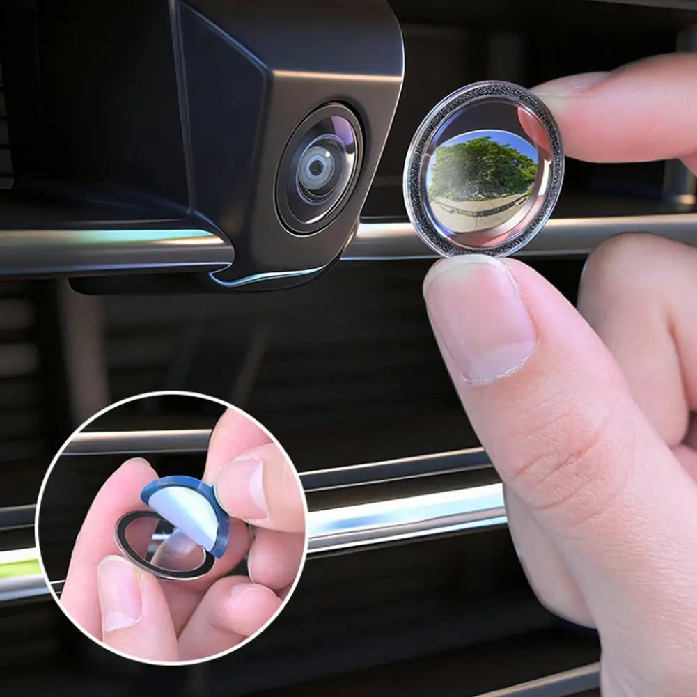 4pcs Car Camera Protective Cover With 2pcs Car Hooks Front Bumper Camera Anti-Scratch Shield Lens Guard PC Protective Cover Kits