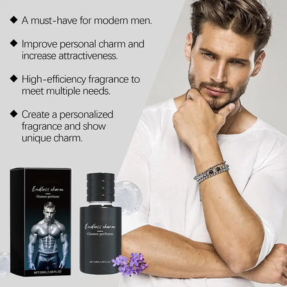 Men's Dating Spray Portable, Attractiveness Enhanced Fragrance, Rich Layered Scent Lasts All Day, Attractiveness Dating Spray