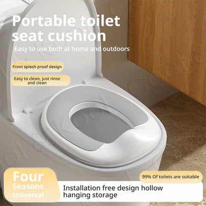 Universal Children's Toilet Seat, Splash-Proof Potty Seat for Boys and Girls