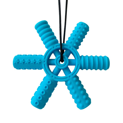 1pcs Silicone Teether Kids Chew Necklace Sensory Chewy Pendant Oral Motor Toys Therapy Tools for Autism Children's Goods