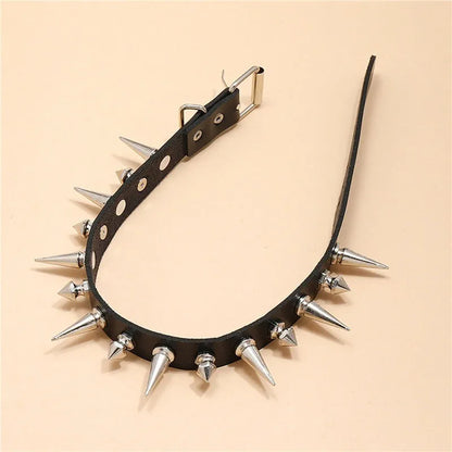 1pc Punk Gothic Necklace Rivet Choker Y2K For Men Women New Year Christmas Party Birthday Valentine's Day Lovers Gifts