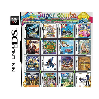 Pokemon DS NDS 3DS Game Card Simplex 486/489/500/520/5208/510/482/468 In1 Video Games Cartridge For NDS NDSL NDSi 3DS 2DS