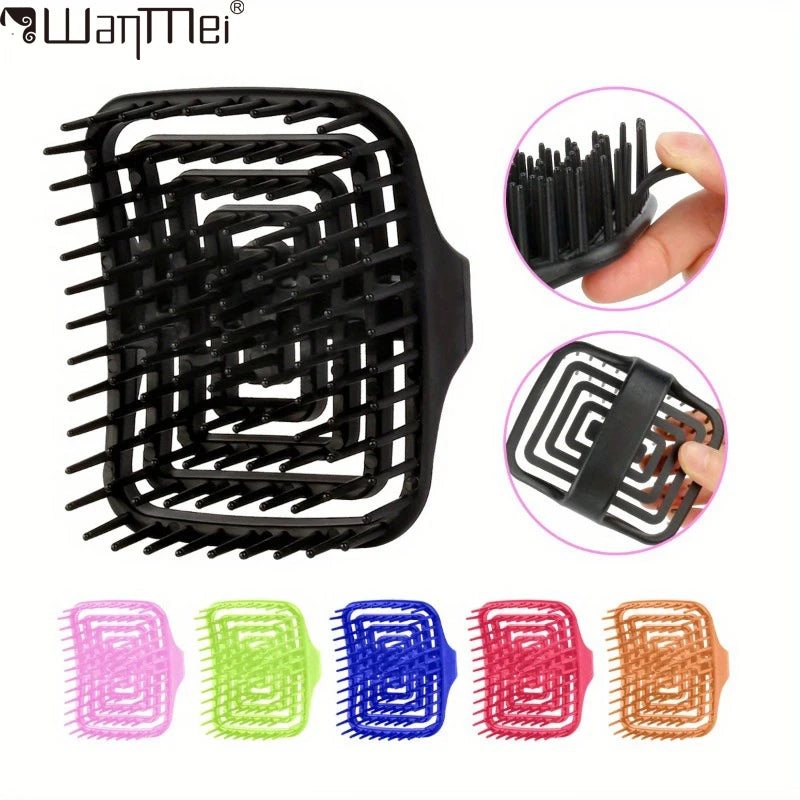 WANMEI Scalp Massage Shampoo Brush - Deep Cleansing & Exfoliation, TPEE Hollow Design, Easy Hair Care