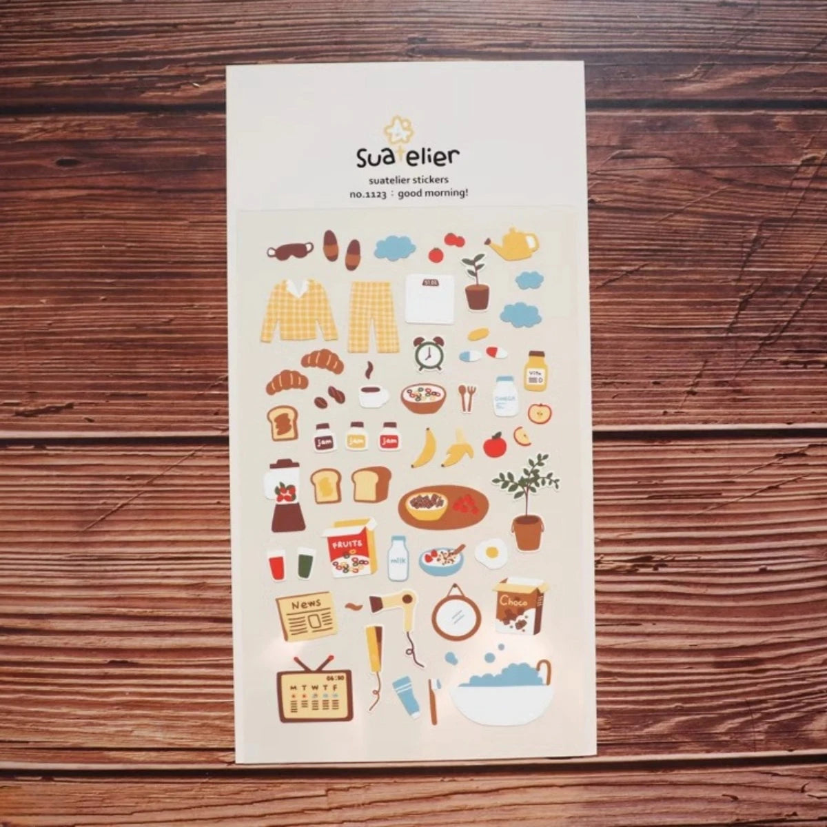 Korean Import Suatelier Travel Home Life Study Friend Stickers Scrapbooking Diy Journaling Diary Stationery Sticker School Gift