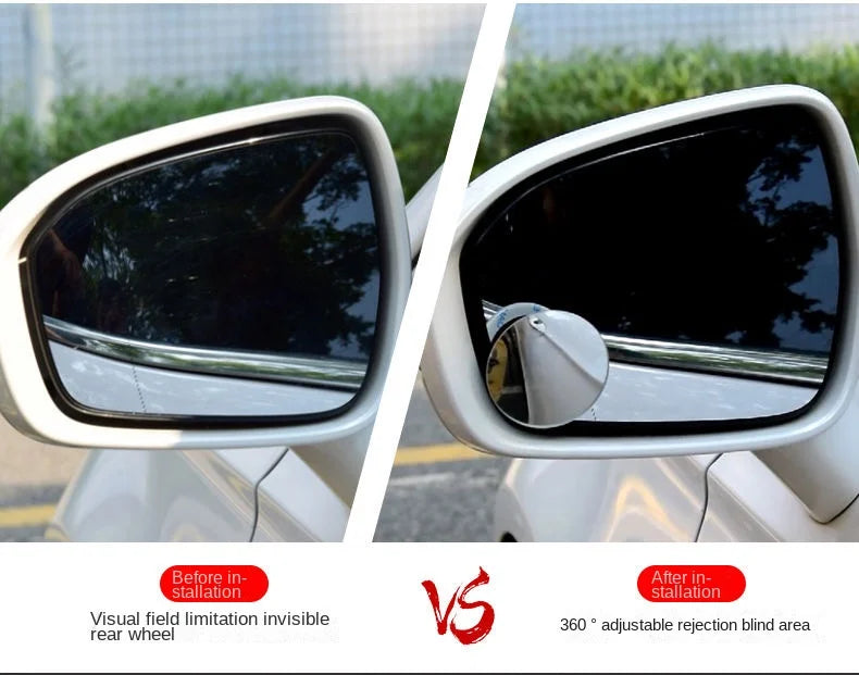 SEAMETAL 2PCS Upgrade Car Rearview Mirror Wide-angle Blind Spot Car Auxiliary Rearview Convex HD Mirrors for Car Accessories