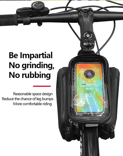 Bicycle Phone Bag Bike Top Front Tube Frame Bags Cycling Front Bag Touch Screen Road MTB Mountain Bike Phone Bags Accessories