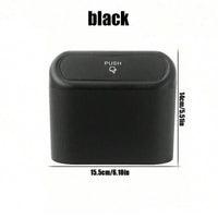 Black Trash Can