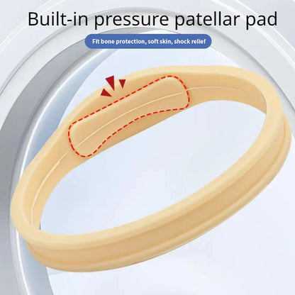Basketball Kneepad Breathable Silicone Shock-Absorbing Sports Fitness Knee Protector Patella Belt Fixed Patellar Support