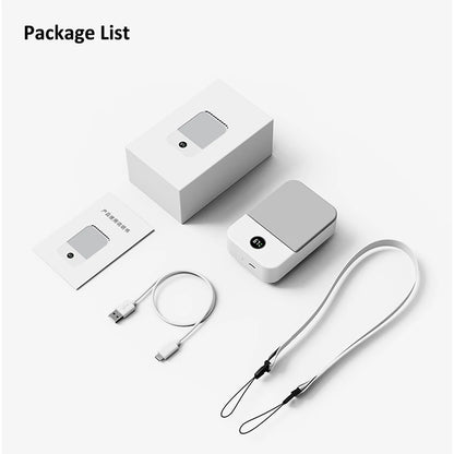 Waist Fan Portable Outdoor Mini Hanging Neck Fan 3 Gear Strong Wind Bladeless Waist Neck Fan Air Cooler USB Fan 2000Mah