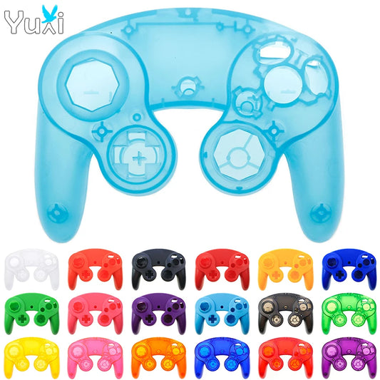 YuXi Transparent Housing Shell Case Clear Handle Cover Replacement For Gamecube NGC Controller Game Accessories