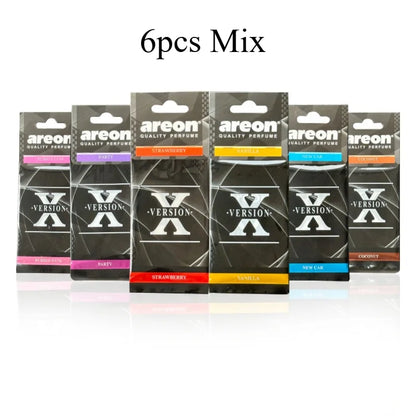 Our High-Quality [Shape X] car air fresheners, which can be used as decorations for car rearview mirrors, are available in sets