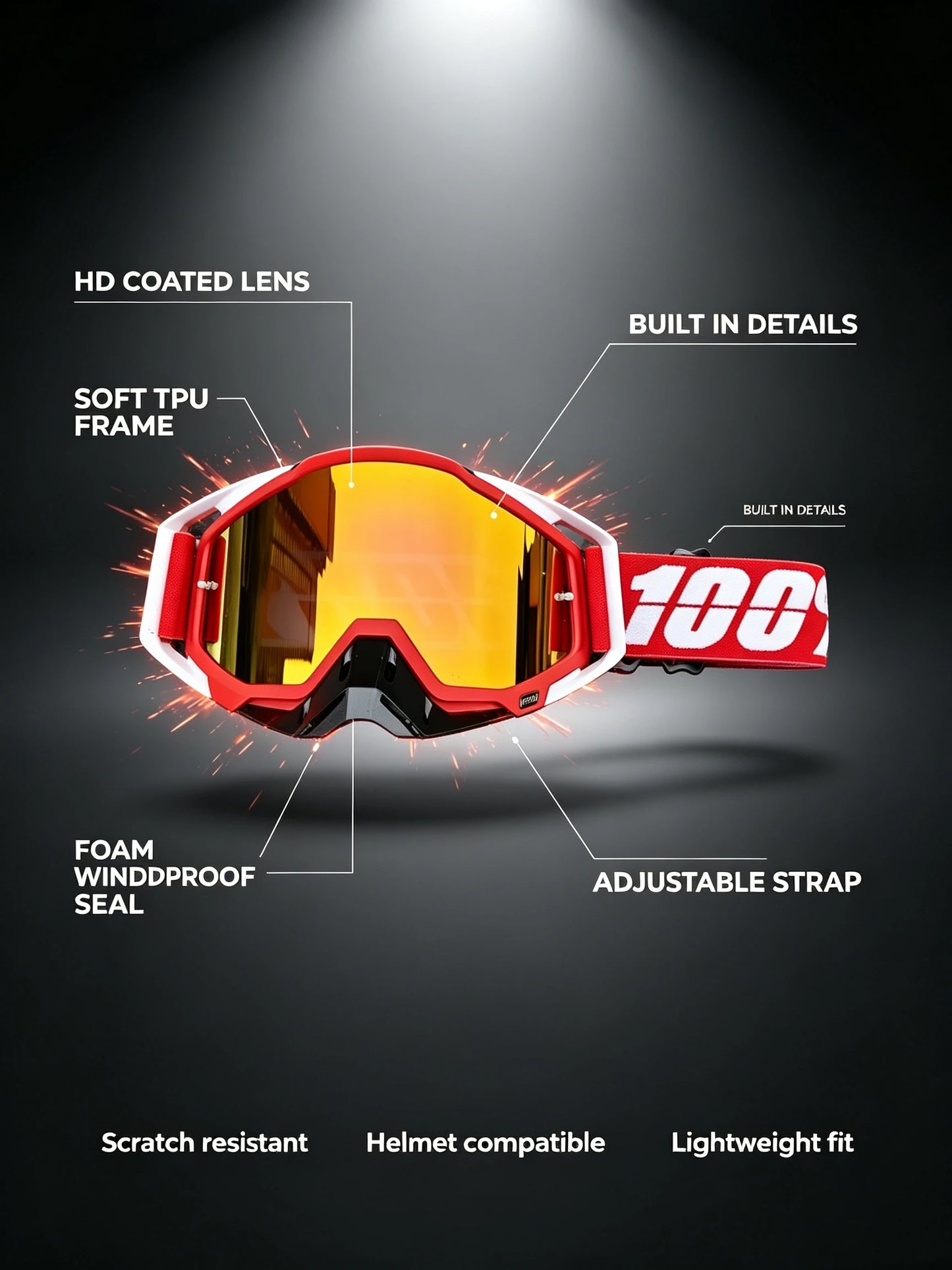 Off-road Goggles Motocross Glasses Motorcycle Sunglasses Man MTB ATV Mask Windproof Protection Skiing Cycling Racing Goggles