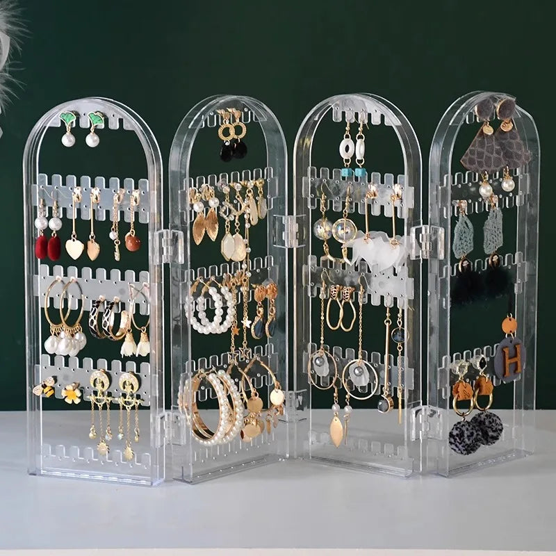 Earring Screen Jewelry Rack Display Rack Creative Screen Jewelry Rack Jewelry and Earrings Display and Storage Rack Top