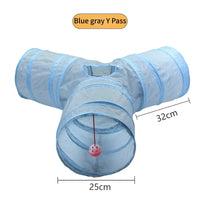 Blue Gray Y tunnels