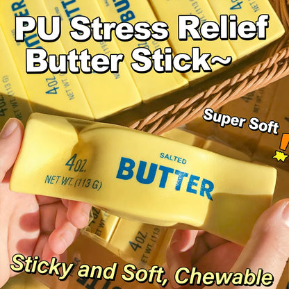 Butter Stick Squishy Toy Slow Rising Squeeze Toy Butter Bar Brick Squishy Fidget Toy Anti Stress Release Hand Relax Gift Toy