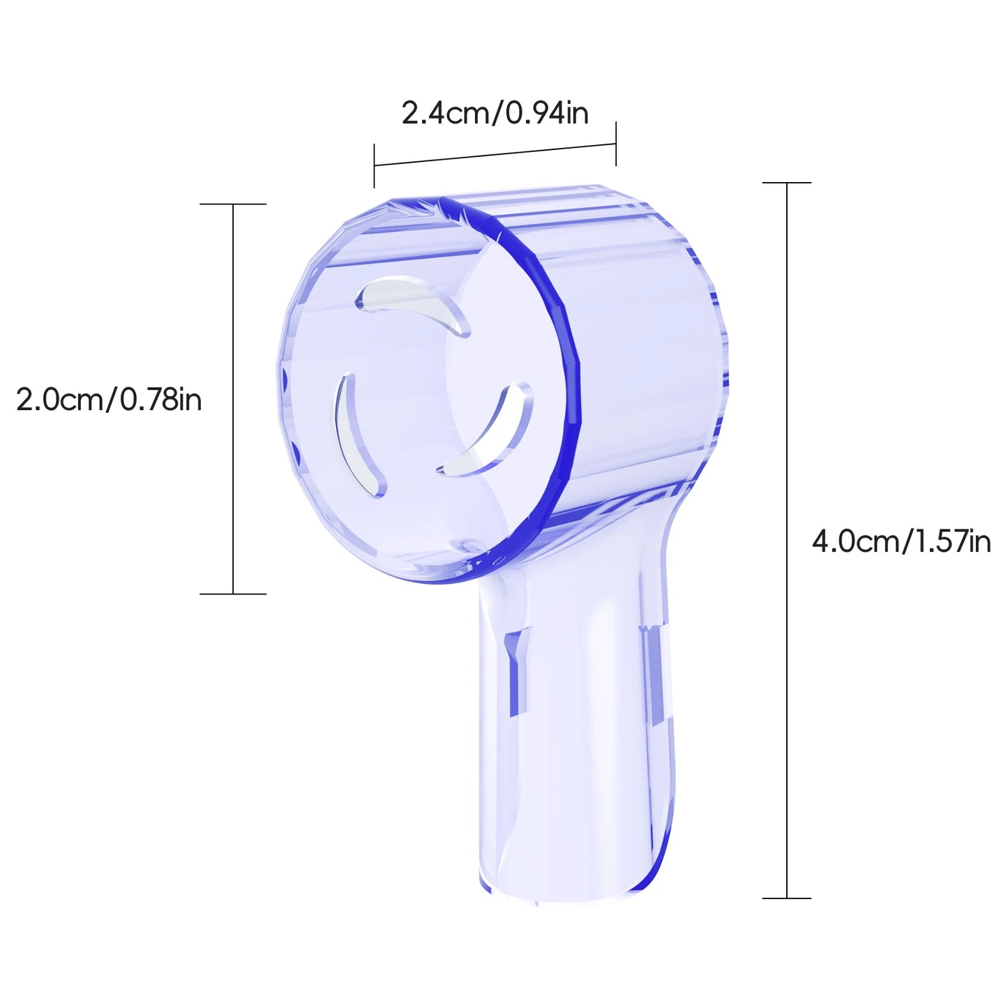 4 Pcs Compatible with Oral B iO Electric Toothbrush Heads Dustproof Covers, Protective Cover Cap for All Round Toothbrush Heads