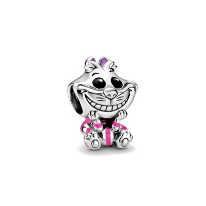 Hot Sell MINISO Disney 925 Sterling Silver Animals Mobilization Charms Beads Hot Original Bracelet DIY Jewelry Women Pendant