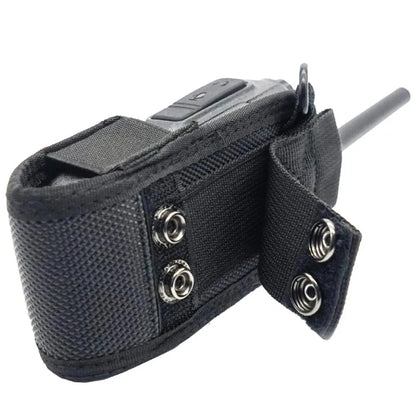 Nylon Walkie Talkie Holder Pouch Bag Two Way Radio Case with Adajustable Shoulder Strap for Baofeng