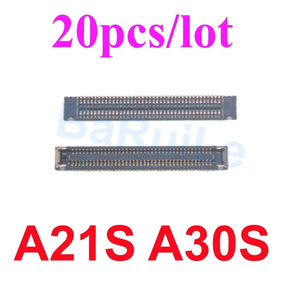 20pcs USB Charging FPC Connector on Mother Board For Samsung  A31 A71 A72 A52 A53 A22 A12 A02S A05 A40 A70 Charger Plug on Board