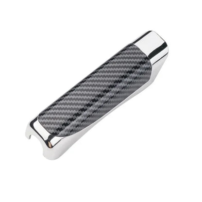 Universal Car Handbrake Grip Protect Cover Styling Wooden Carbon Fiber Decor High Quality ABS Smooth SUV Interior Accessory